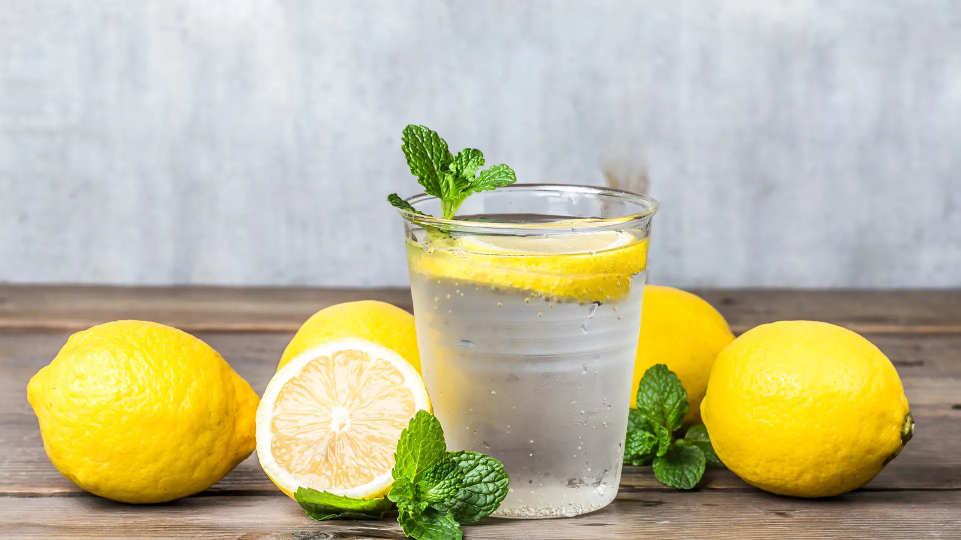 lemon water